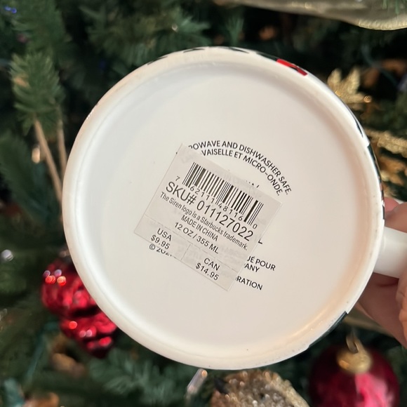 Starbucks Holiday Ceramic Mug 12 ounces NWT - Picture 3 of 7